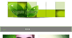 Desktop Screenshot of organicartistry.com